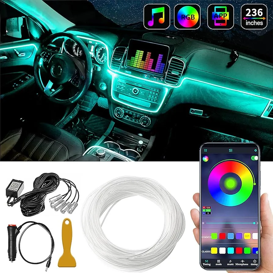 5m Flexible Ambient Light Kit – RGB App Controlled