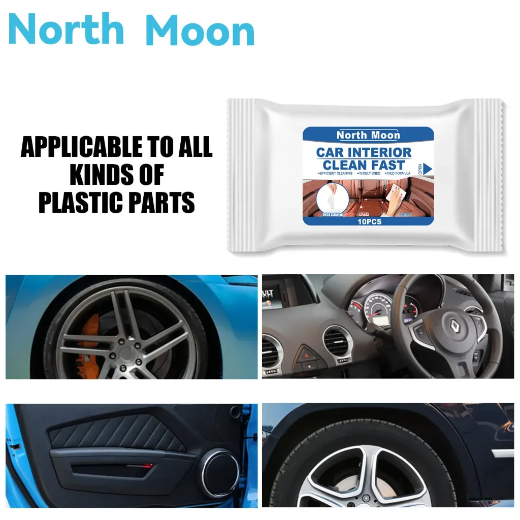 Car Interior Cleaning Wipes 10pcs