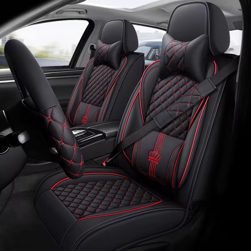 Diamond Leather Seat Cover