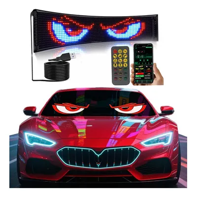 Programmable Flexible LED Display Devil Eyes Light with APP Control and Remote (35cm*10cm)