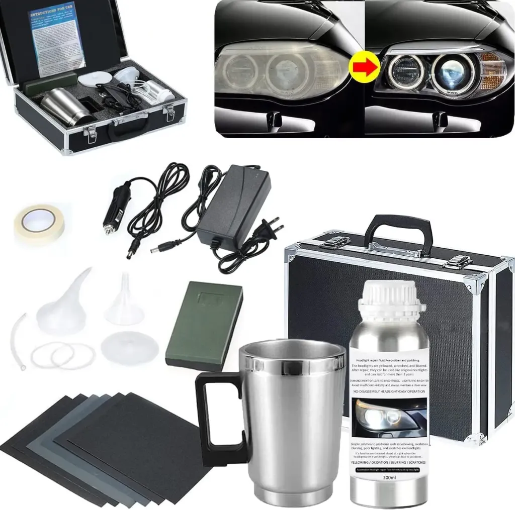 Car Headlight Restoration Kit