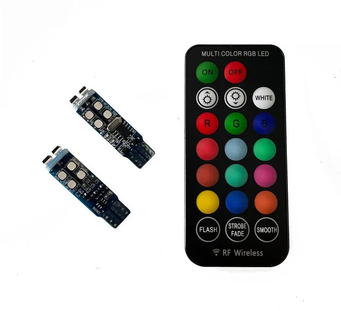 T10 RGB Park Light Bulb - Remote Control