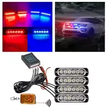 Car Grill Strobe Light 24L