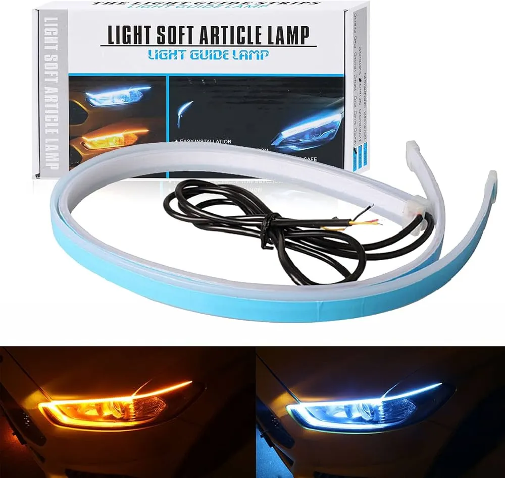DRL HEADLIGHT STRIP LIGHT 60CM W/Y