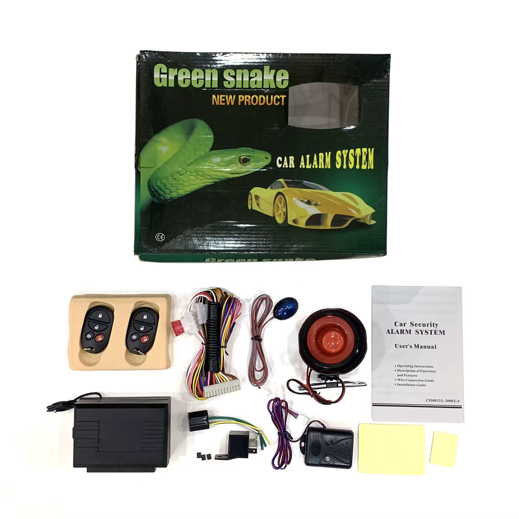 Car Alarm Green Snake