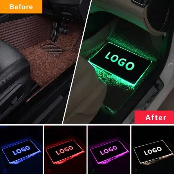 USB Floor Mat Light Symptony 4pcs