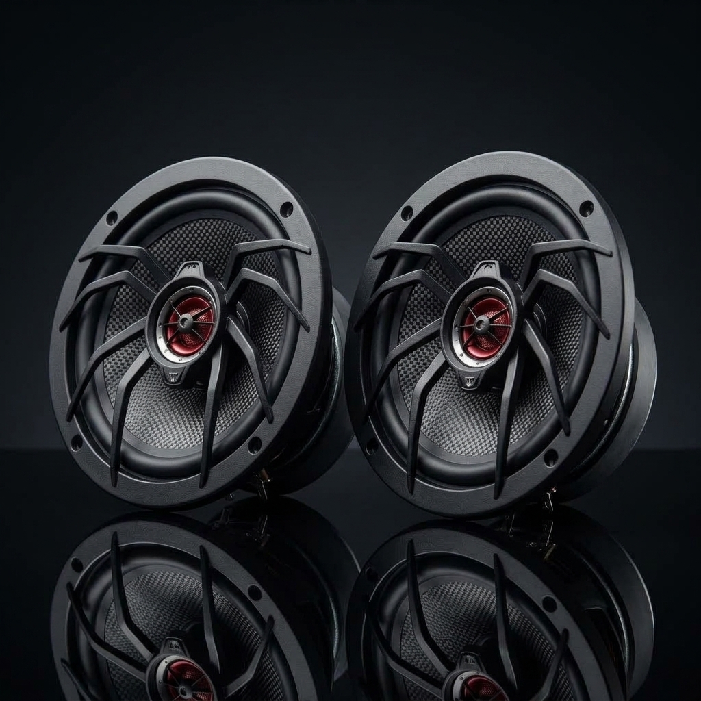6.5" 2-Way Car Audio Component Speaker 4 Ohm Max 210W Subwoofer