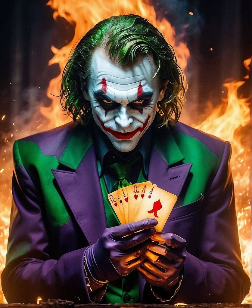 Door Pillar Sticker - Card Joker