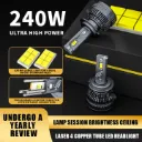 V98 LED Headlight Bulb 240w