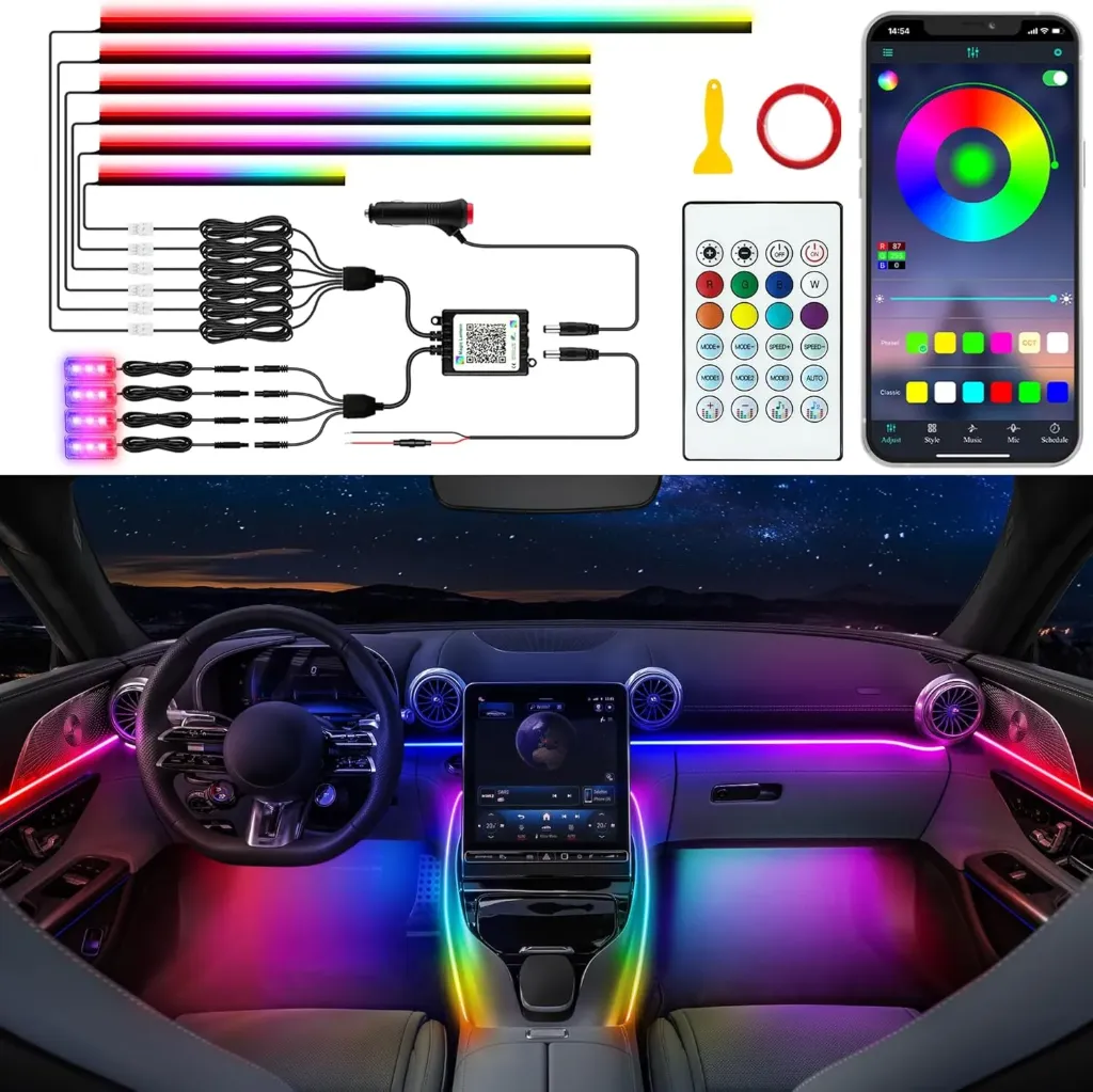 10in1 Interior Ambient Light  App Control
