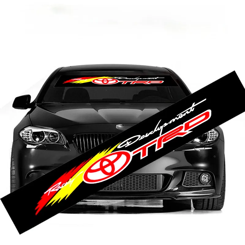 Windscreen Sticker- Racing  Development TRD with Toyota Logo