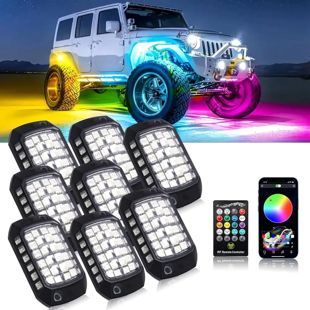 3D Underglow Rock Light (4pcs)