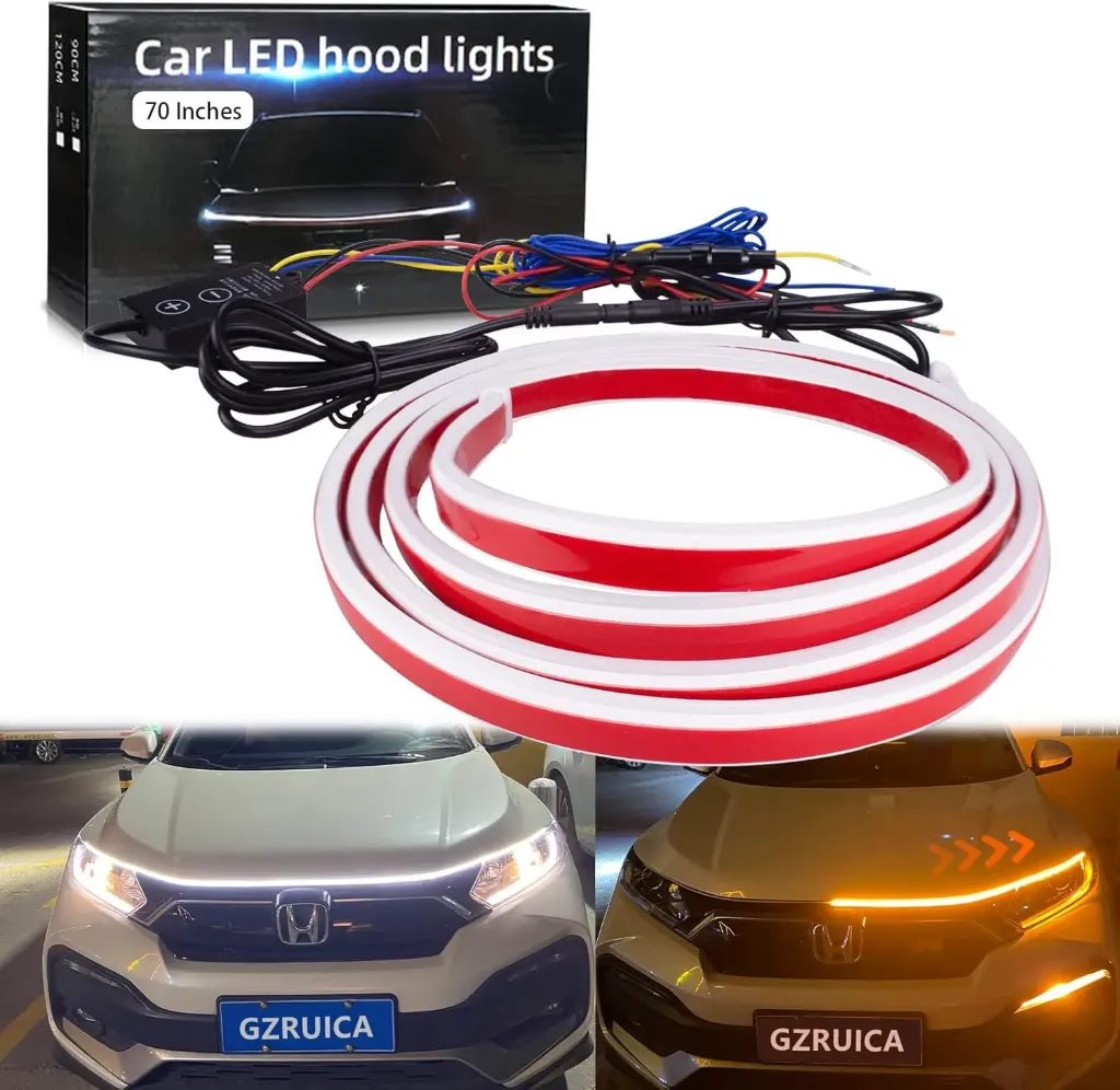 Universal Bonnet Decoration Light White/Yellow (White/Yellow 180cm)