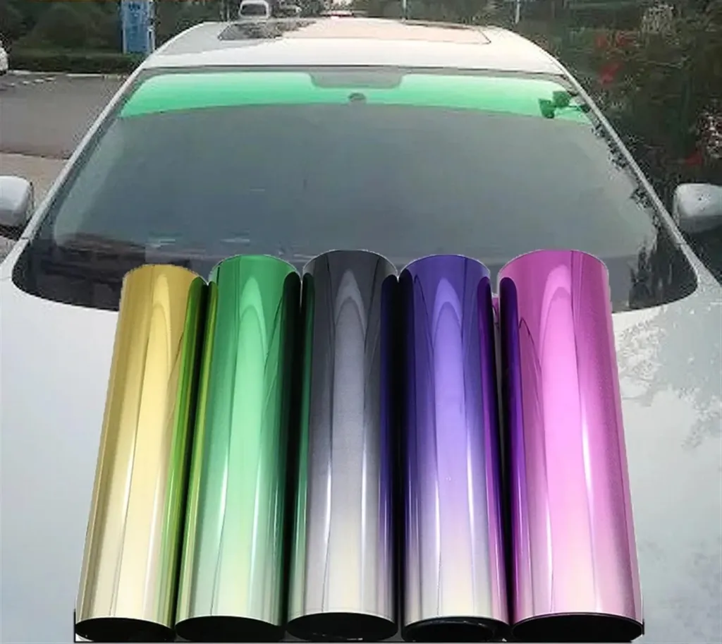 Windscreen Tint 2 Tone (Purple-Silver)