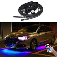 Car Under Glow Light RGB Symphony 4Pcs (2pcs*120CM+2pcs*150CM)