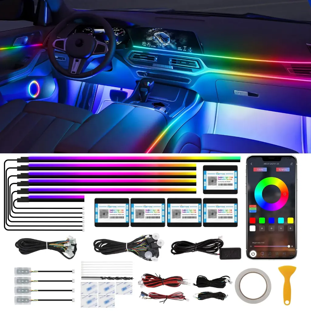 22in1 Interior Ambient Light  App Control
