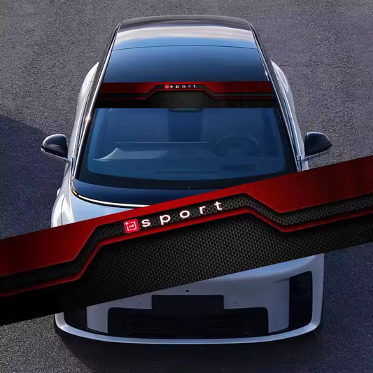 Windscreen Sticker- Sports Red