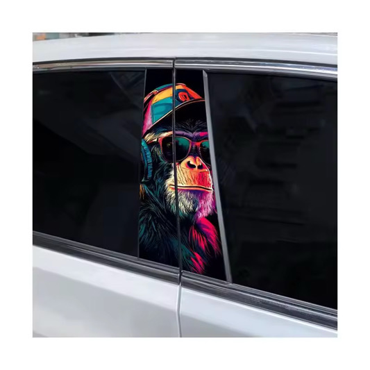 Door Pillar Sticker - Monkey