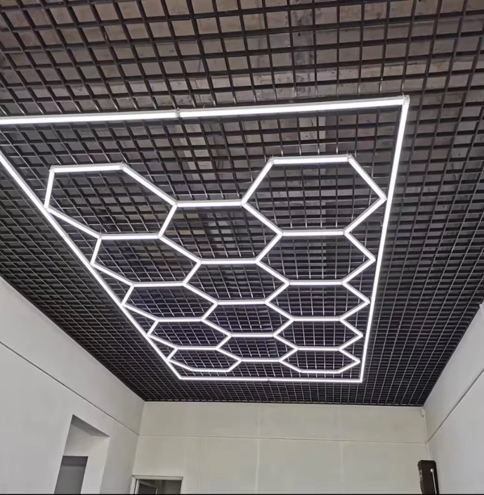 Hexagon Honeycomb Ceiling Light