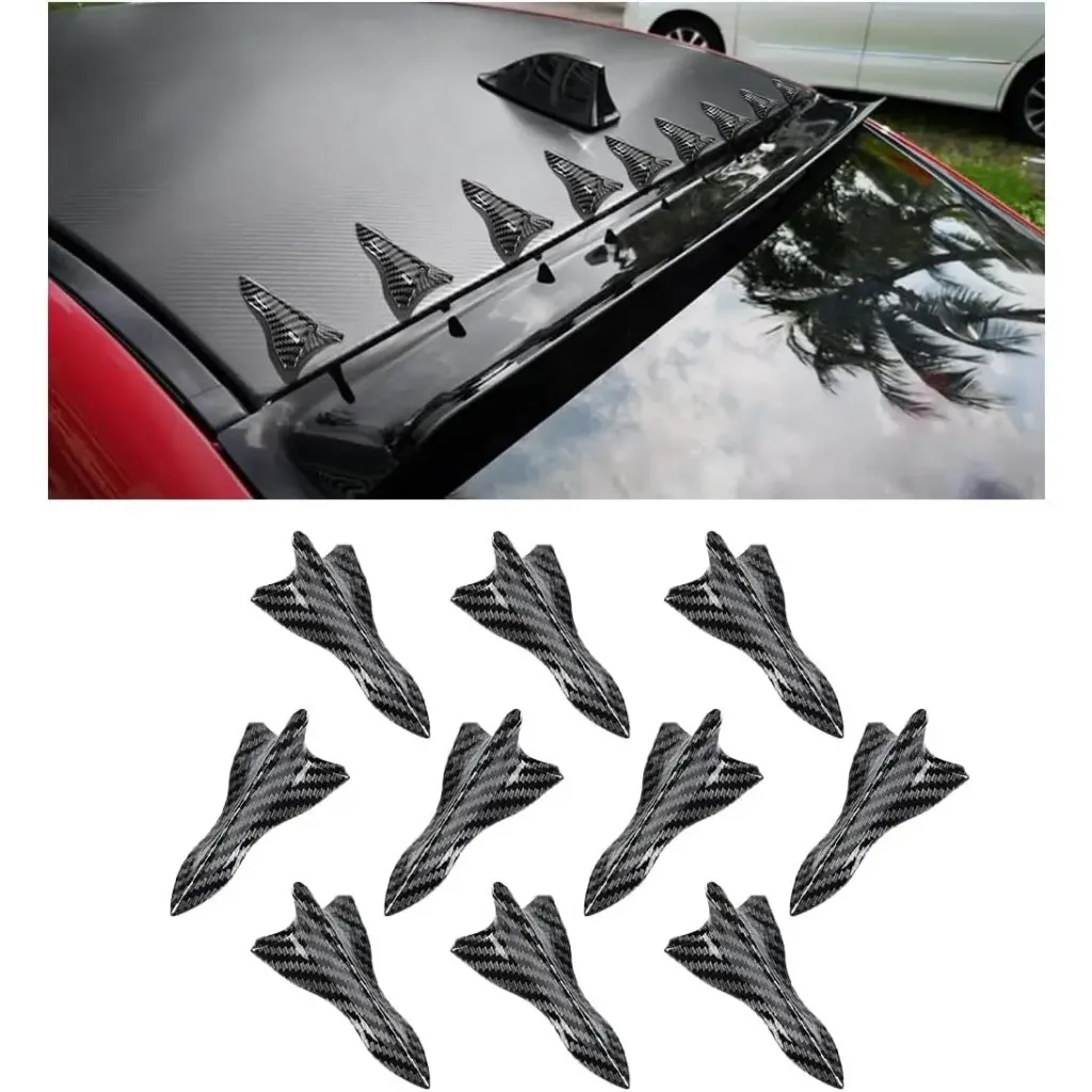 Shark Fin Decoration Carbon 10pcs