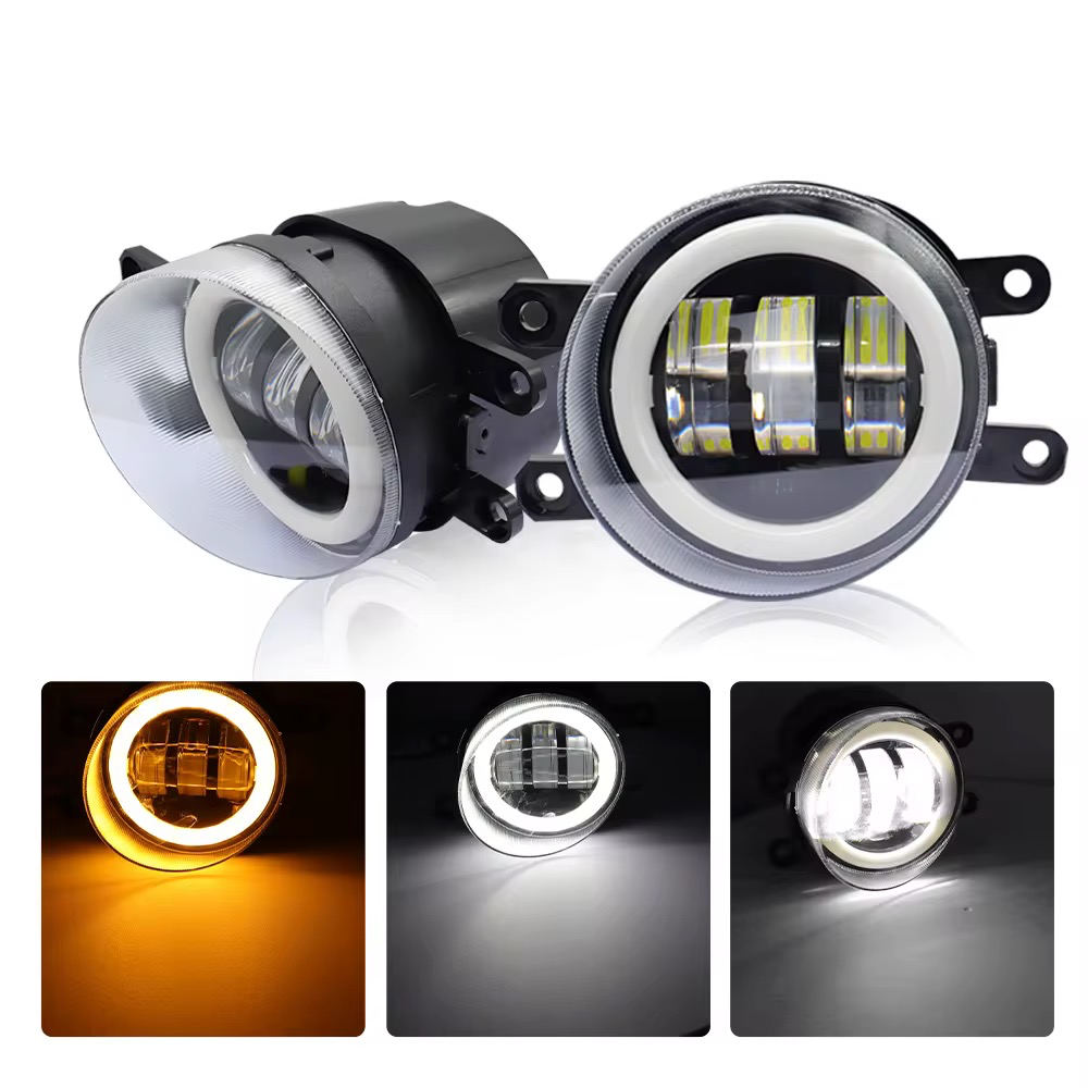4" LED DRL Fog Lamp Lens - Toyota Universal