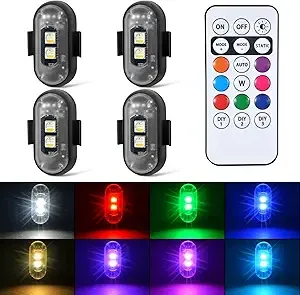 Strobe Light Rechargeable 4pcs/set