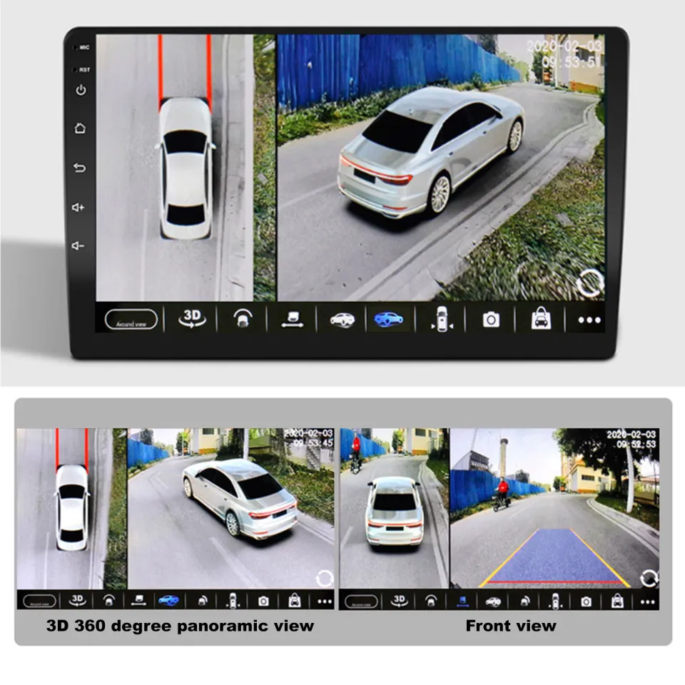 10inch Android Radio 4+64gb (Support 360 View Camera)