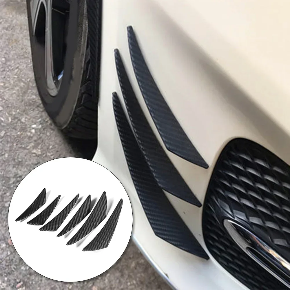 Bumper Fin Decoration  Carbon 6pcs