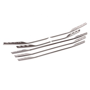 Front Grilles Molding Cover Trim For 2018-2019 Hyundai Grand Starex H1 Chrome