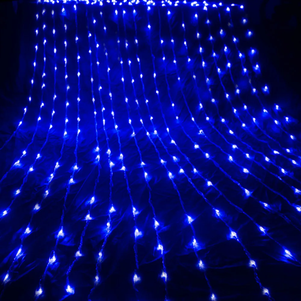 3X3M Curtain Light 240v - Blue