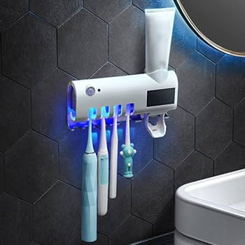 Smart Toothbrush Holder Wall Mounted